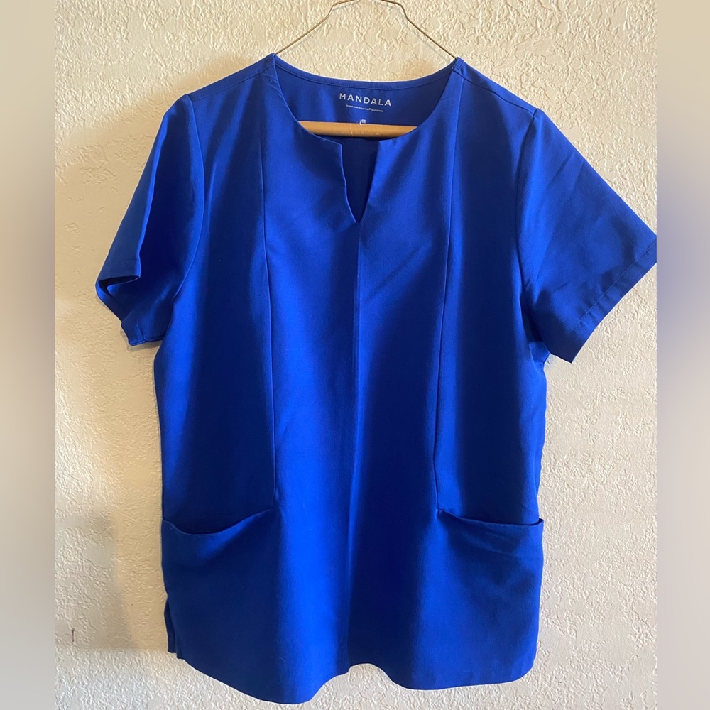 Royal Blue Mandala Scrub Set